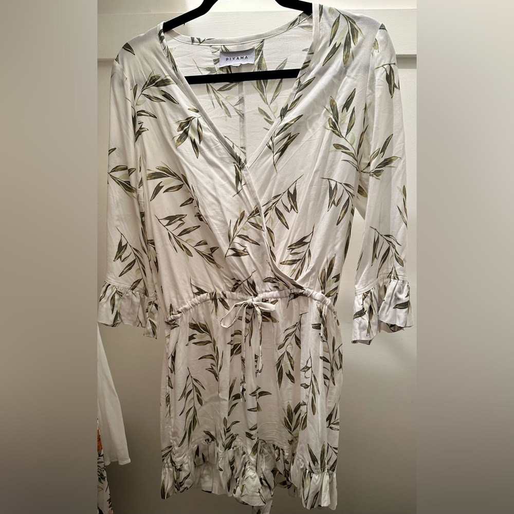 Piyama Leaf Print Romper